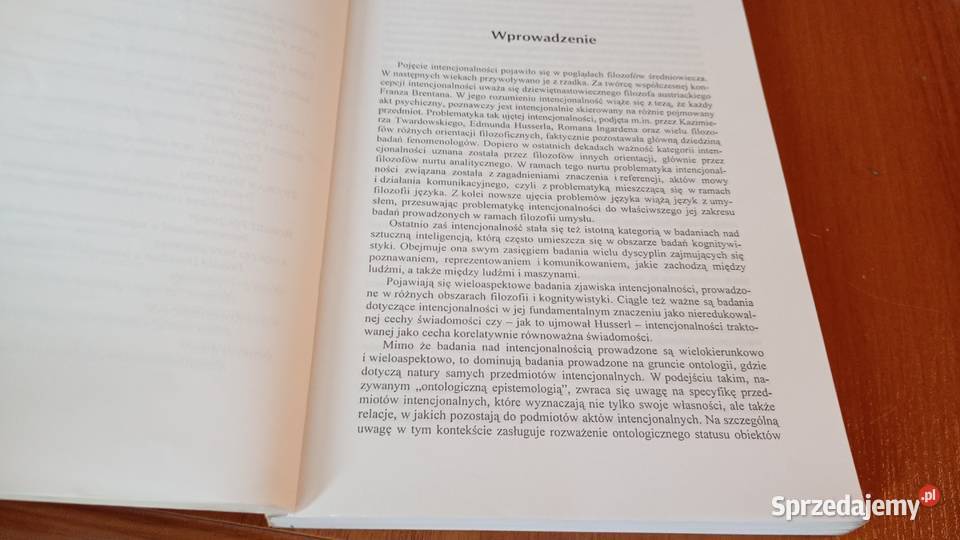 Intencjonalność jako kategoria filozofii umysłu sprzedam