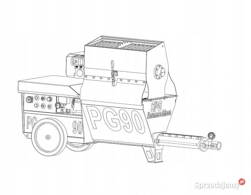 Pompa natrysk betonu torkretnica SPCC PG90M małopolskie