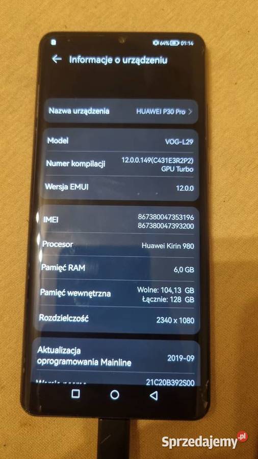 Huawei P30 pro 6128GB Huawei Lubcz