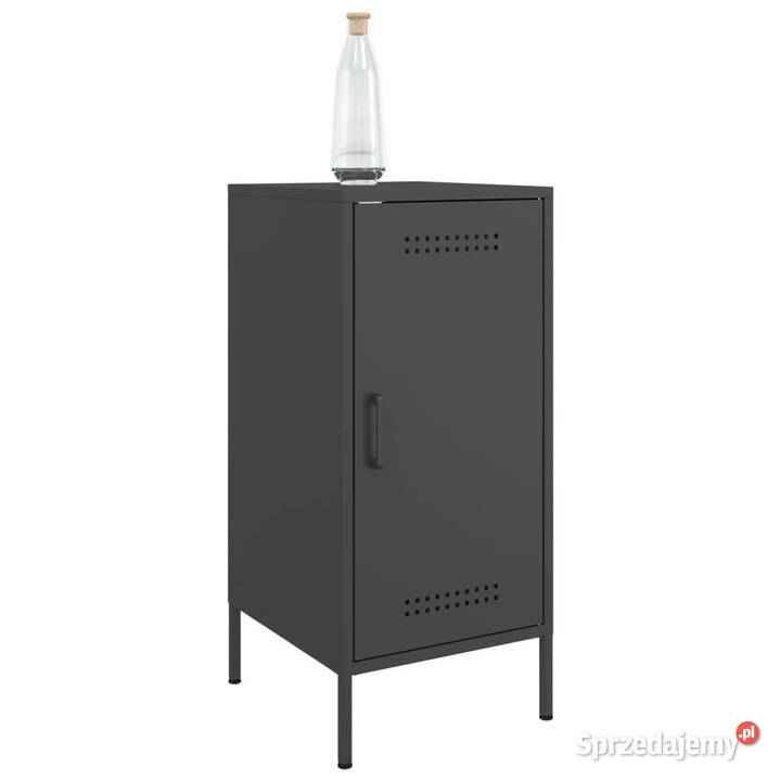 Szafka czarna 36x39x79 stal WM843012