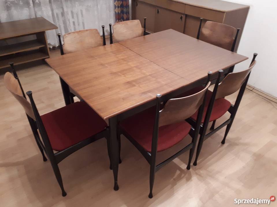 stylowe meble jugosłowiańskie lata 6070 salon śląskie