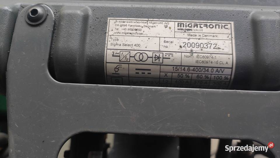 Migomat spawarka migatronic sigma select 400 Wrocław