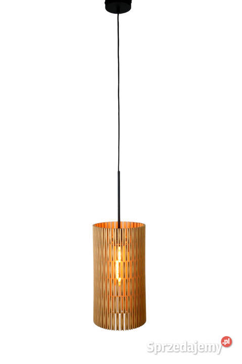 Drewniana lampa wisząca ROLGEN Nowe