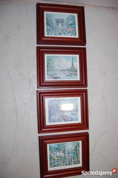 Obrazki z ulicami Paryza Toruń