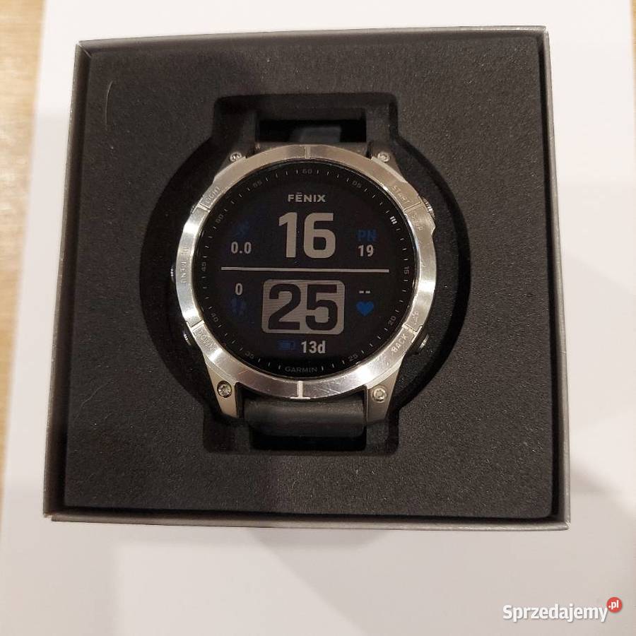 Garmin Fenix 7 srebrnografitowy Stan gwarancja Unisex