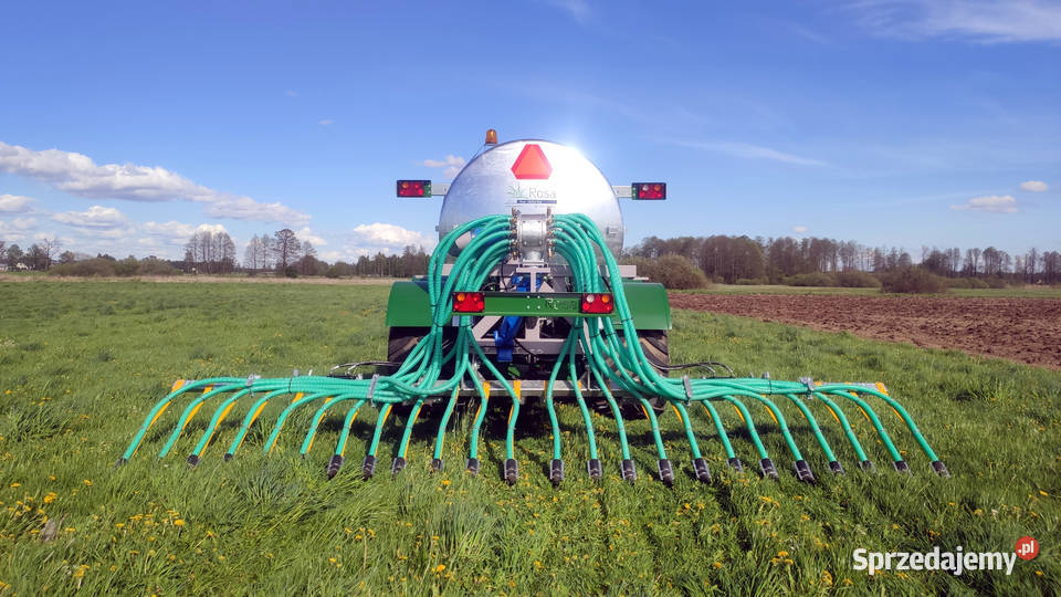 Aplikator gnojowicy płozowy stopkowy 6 m węże nieuszkodzony Goliaty