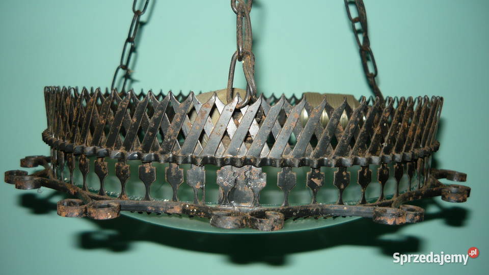 Stary żyrandol Oświetlenie Sokółka sprzedam