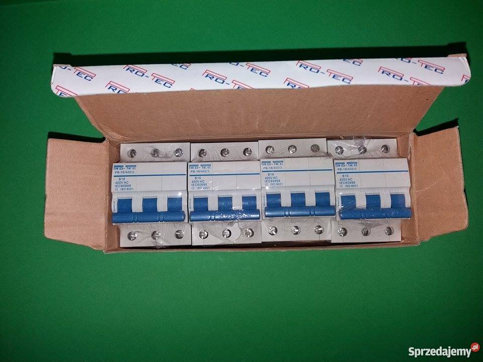 Wyłącznik nadmiarowy 3P B 16 A Wyszków sprzedam