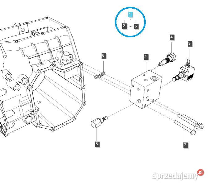 Zawór Kpl PTO LS Tractor 40354835 40264633 Hydraulika podkarpackie Tajęcina