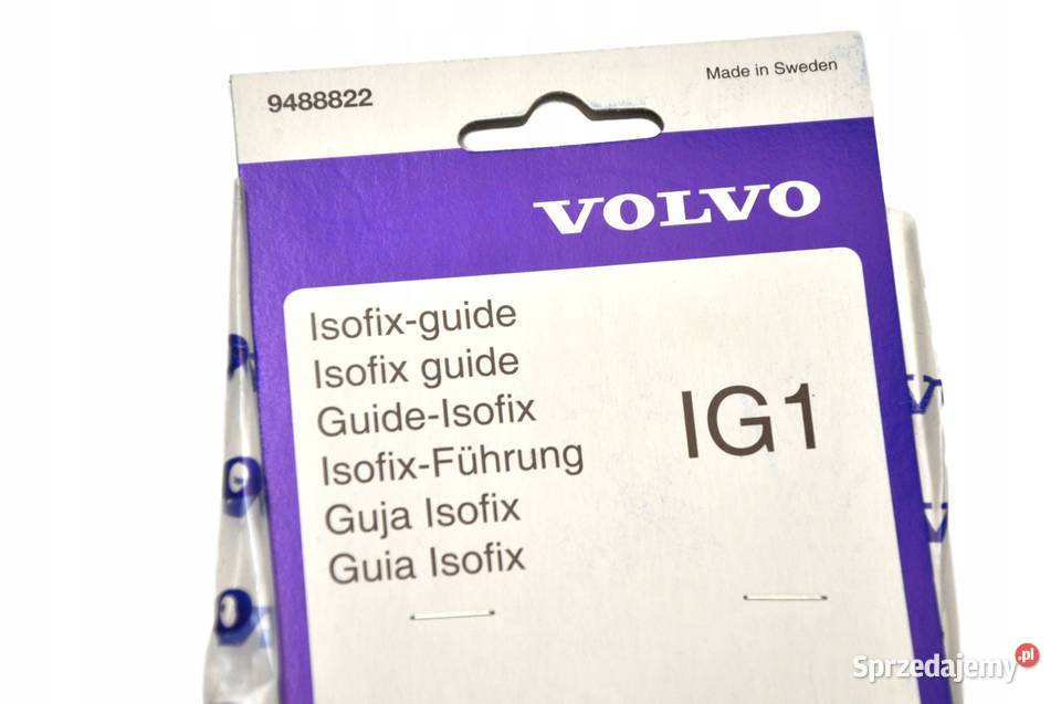 VOLVO S60 V60 XC60 II oslona fotelika isofix OE Bielany Wrocławskie