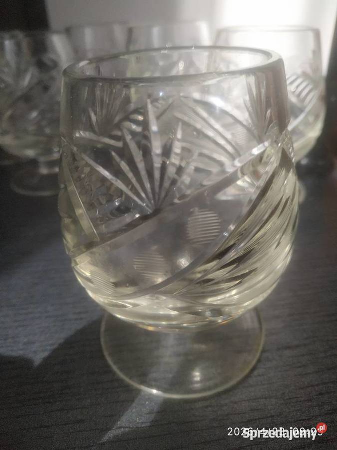 Vintagekrysztalowe kielichy do koniaku zachodniopomorskie Koszalin