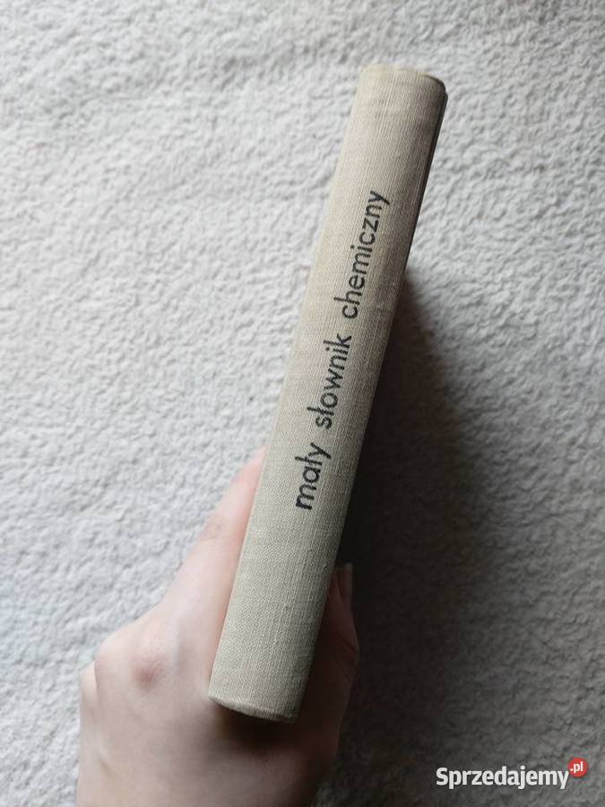 Stara Książka Mały Słowniczek Chemiczny