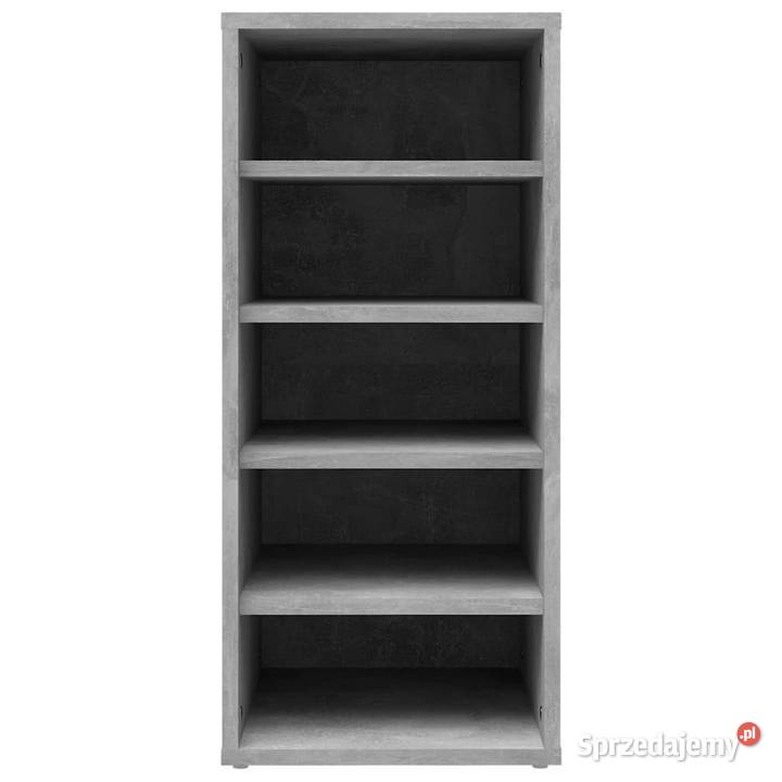 Szafki na buty 2 szarość betonu 315x35x70