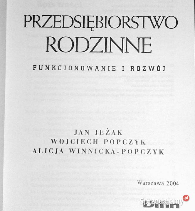 Przedsiębiorstwo rodzinne Funkcjonowanie i