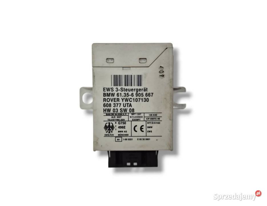 STEROWNIK MODUŁ EWS BMW E46 61356905669 świętokrzyskie Działoszyce sprzedam