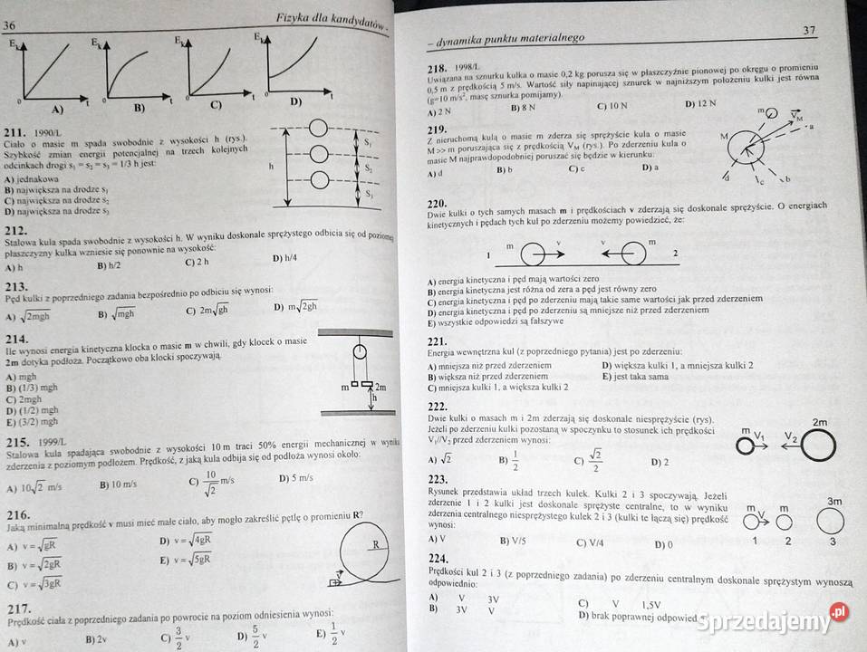 Fizyka Wybór testów z egzaminów 1973 1999 Chełm