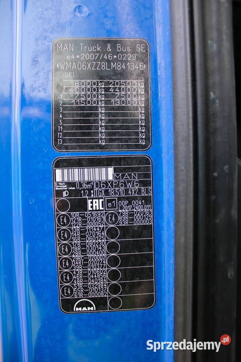 Ciagnik siodlowy Eur 6 Man TGX 18510 XXL Warszawa sprzedam