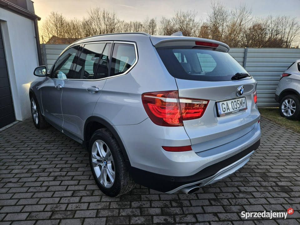 BMW X3 20 190 automat XDRIVE bezwypadek ZADBANA światła do jazdy dziennej Gdynia