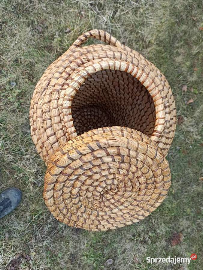 Kosz słomiany wys 70 dolnośląskie Wrocław sprzedam
