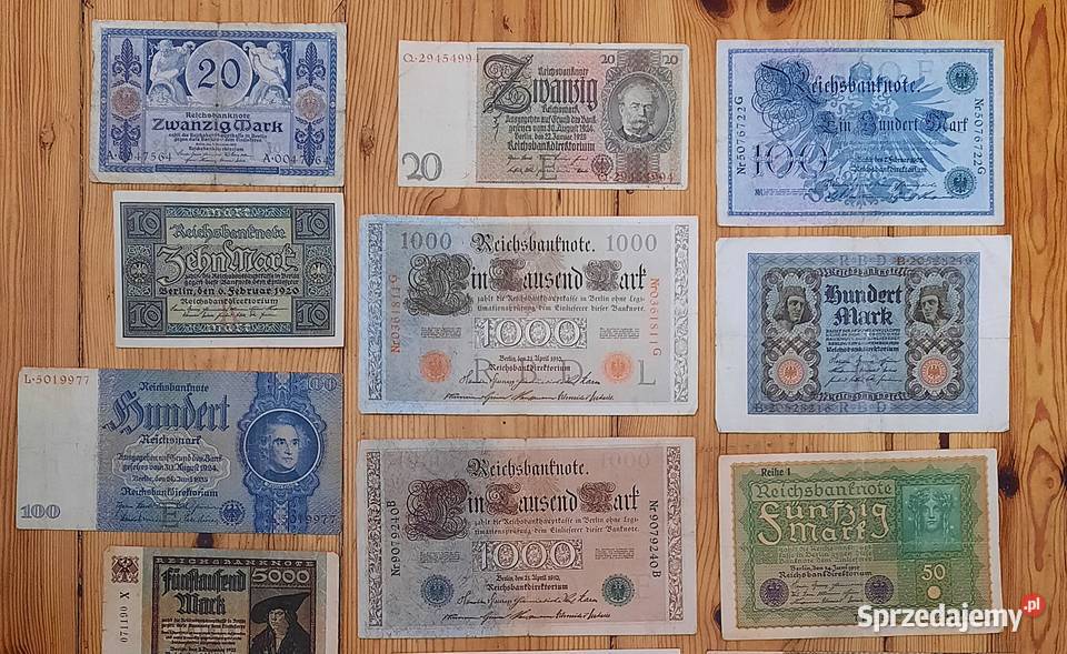 Zestaw Starych Banknotów N3 Gliwice
