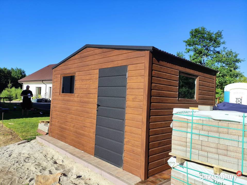 Domki narzędziowe wiaty śmietnikowe schowki Warszawa sprzedam