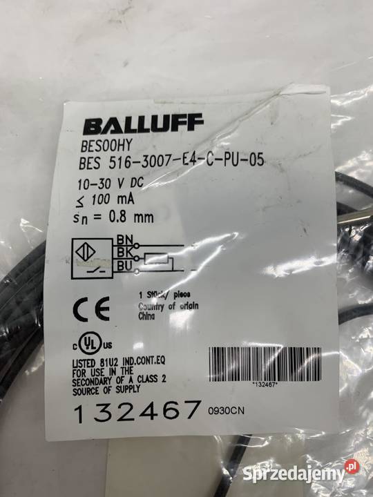 BALLUFF BES 5163007E4CPU05 132467 Inductive