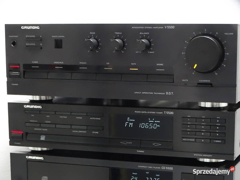 Wieża Grundig V 5500 T 5500 CD 5500 CCF 5500 lubelskie Biłgoraj sprzedam