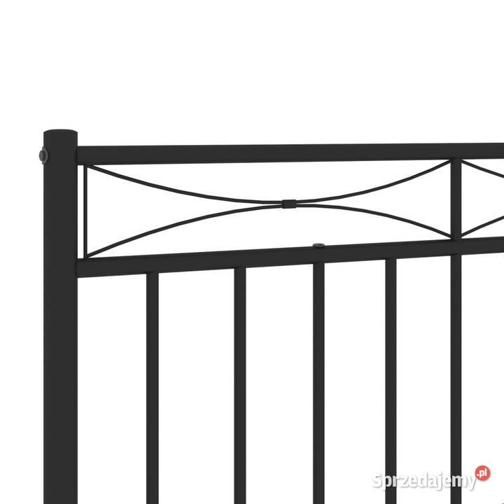 Metalowe wezgłowie czarne 193 WM373728 Warszawa