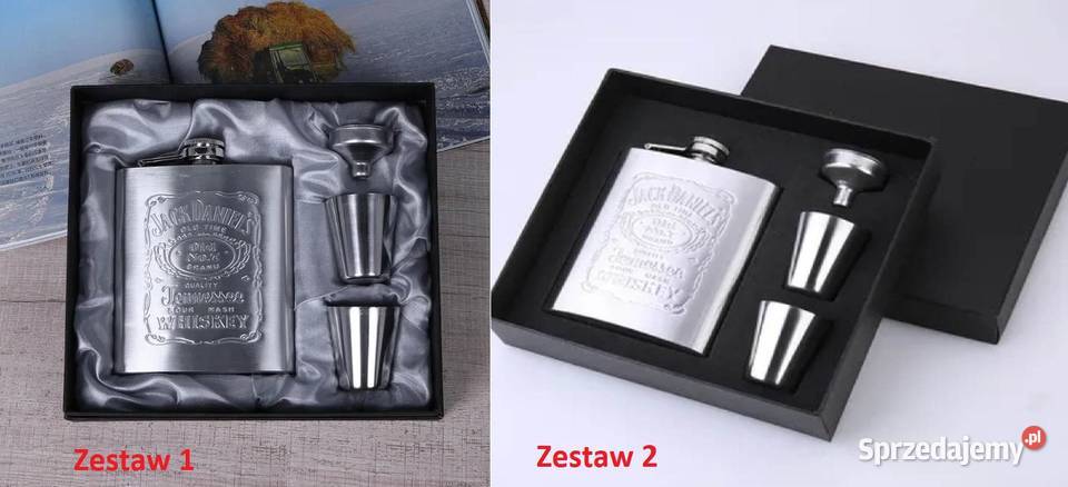 Piersiówka Stalowa Zestaw Prezent Mężczyzny Poznań