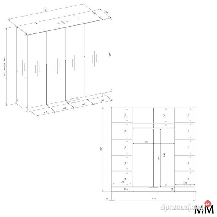 Szafa Senso 4D 200 sprzedam