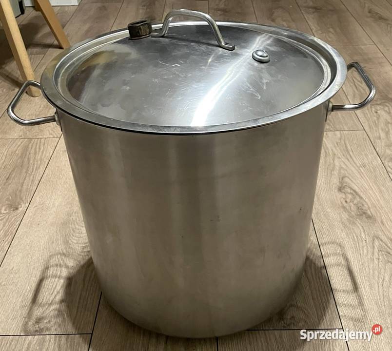 Garnek wysoki Profi Line z pokrywką dno Sandwich Warszawa sprzedam