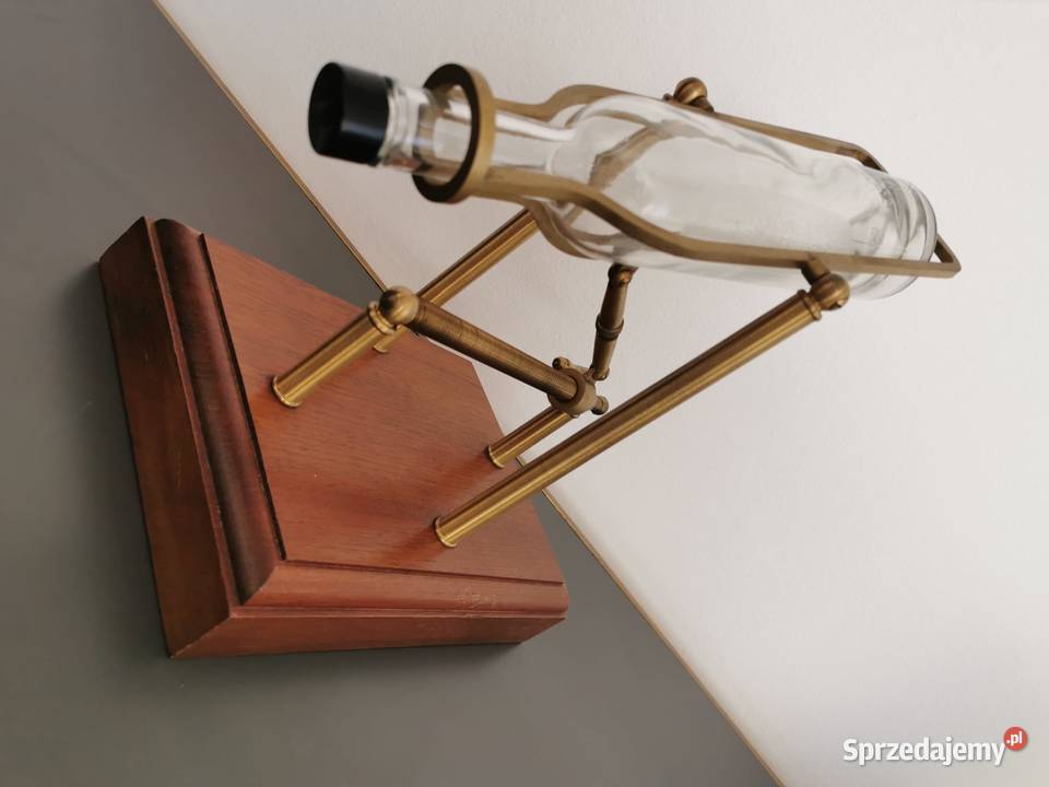 Regulowany stojak na butelkę alkoholu mosiądz Rzeszów