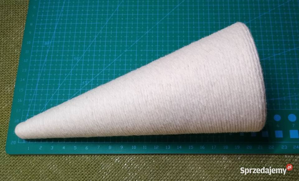 Stożek Styropianowy Baza Choinka Ozdoba Sznurek pomorskie Gdańsk