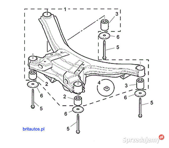 ROVER 75 MG ZT ŚRUBA TYLNYCH SANEK ORYGINAŁ NOWA