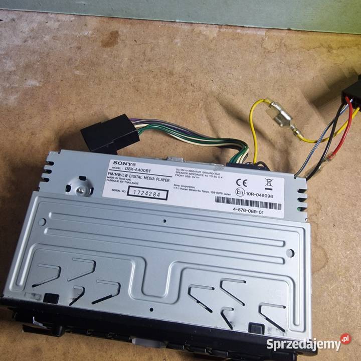 Radio samochodowe SONY DSXA400BT Bluetooth Aux Sony Car audio mazowieckie Dzierzby Szlacheckie