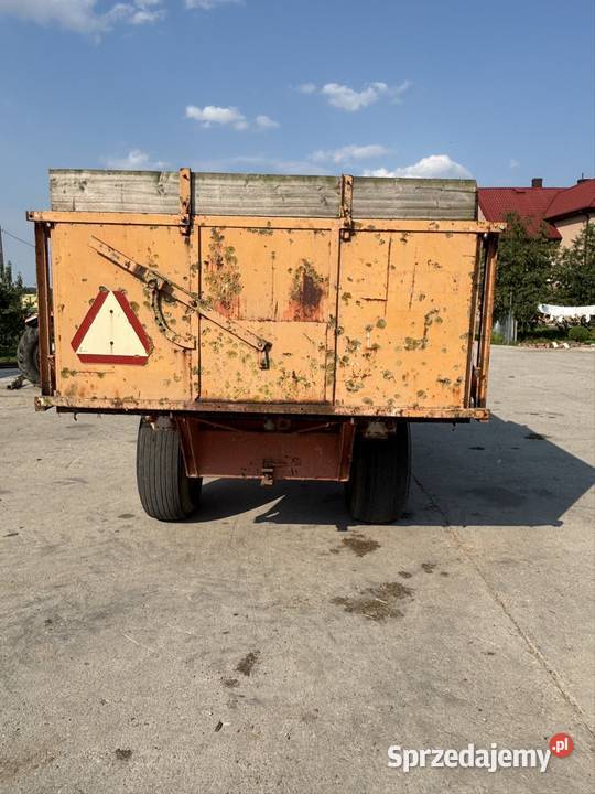 Przyczepa skorupowa 8 ton Przyczepy rolnicze Wysokie Mazowieckie sprzedam