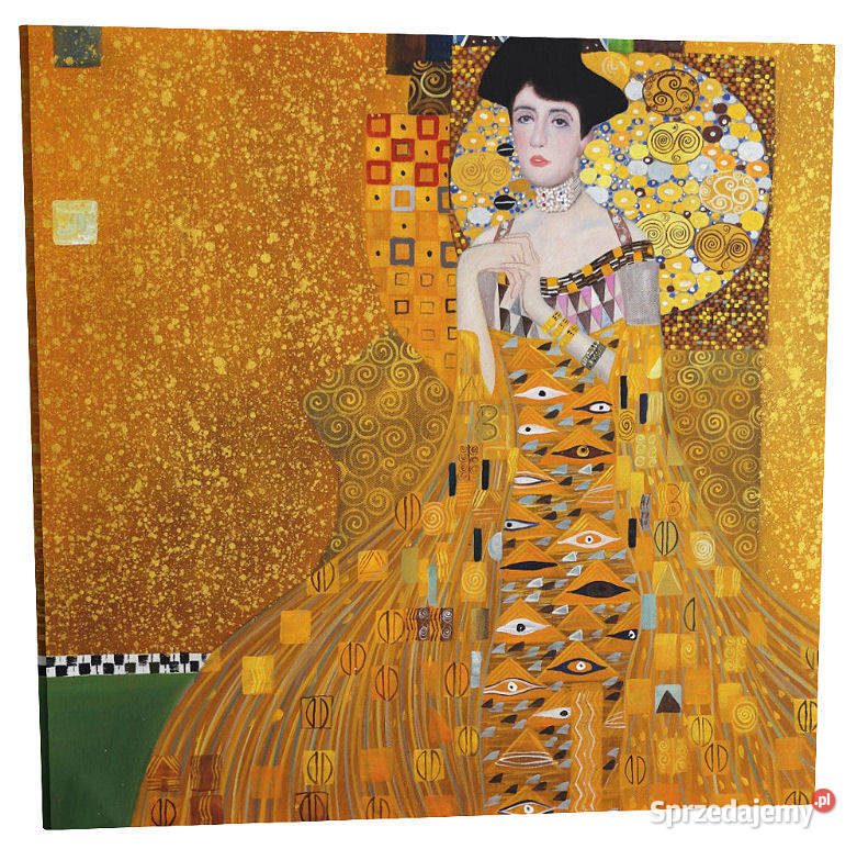 Złota dama Gustav Klimt Obraz olejny na prezent Gdańsk sprzedam