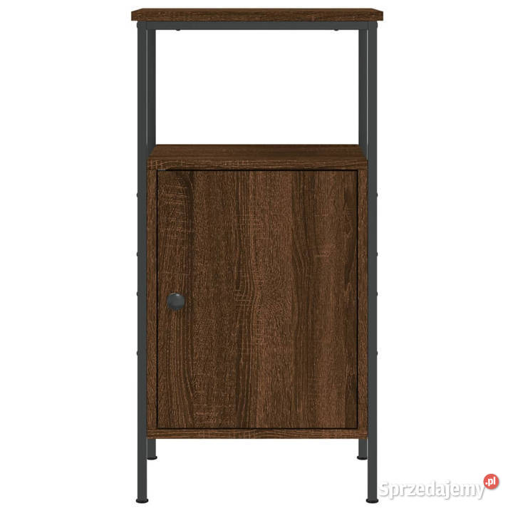 Szafka nocna brązowy dąb 41x31x80 materiał Warszawa