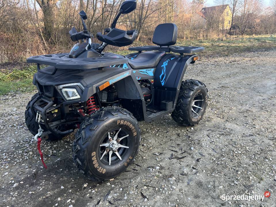 Quad Fourcraft 250 duży nowy z pługiem do śniegu Oświęcim sprzedam