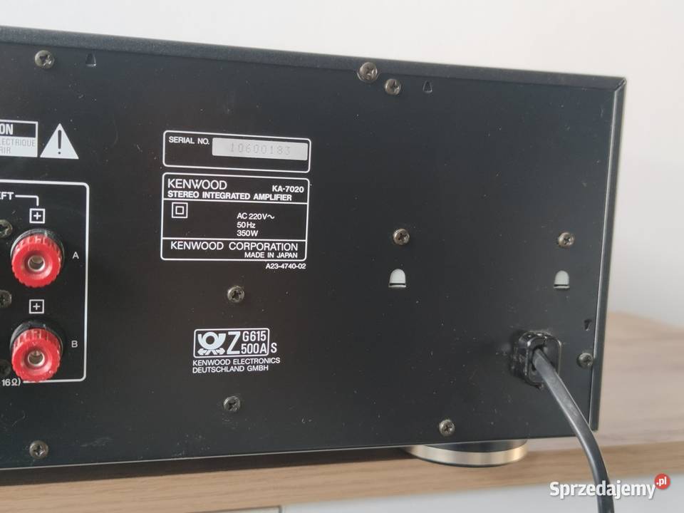 Kenwood KA7020 potężny wzmacniacz stereo z lat Świdwin