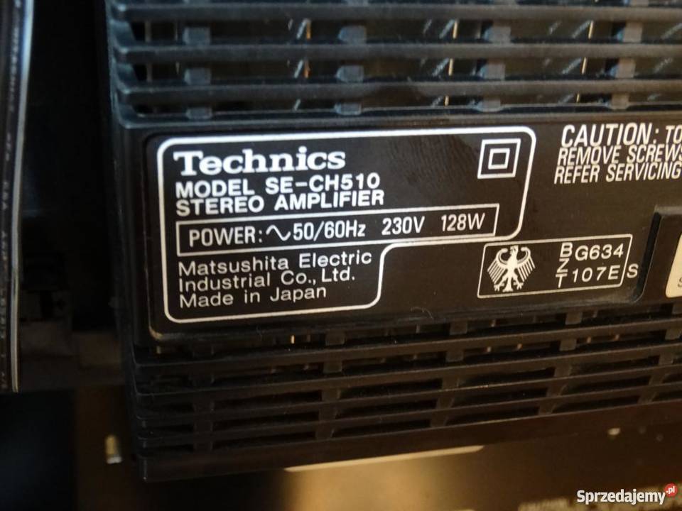 Wieża Technics SECH510 kol pilot Mocna WYSYŁKA podkarpackie Jasło