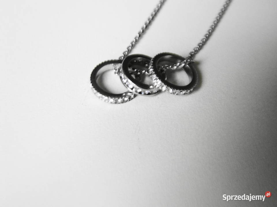 Cudny naszyjnik srebro 925 srebro Naszyjniki mazowieckie Warszawa