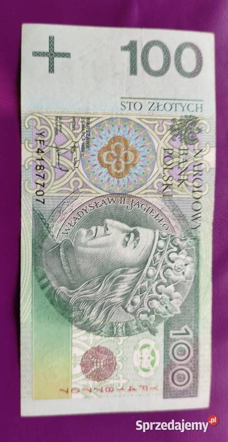 Banknot kolekcjonerski 100 1994 seria mazowieckie Pruszków