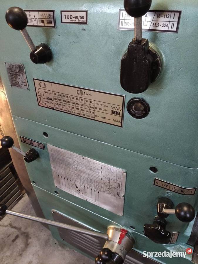 Tokarka do metalu Tud 40 50 Tux Tur stan Tug Tuj Maków Podhalański