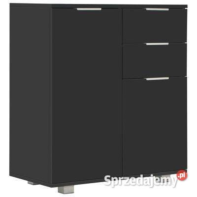 Komoda na wysoki połysk czarna 71x35x80 płyta Warszawa