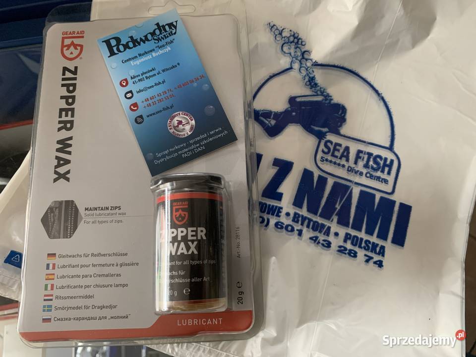 Wosk do zamków błyskawicznych Ziper Wax Bytom