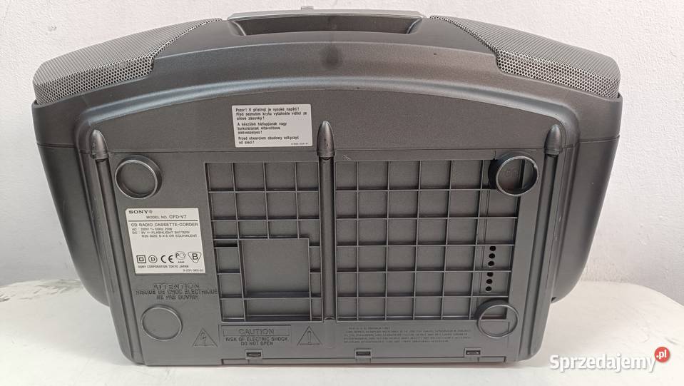 SONY CFDV7 Radioodtwarzacz kasetowy z CD Poznań