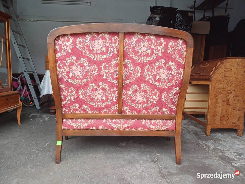 Sofa styl Ludwik Filip wysokie oparcie Suchorzew