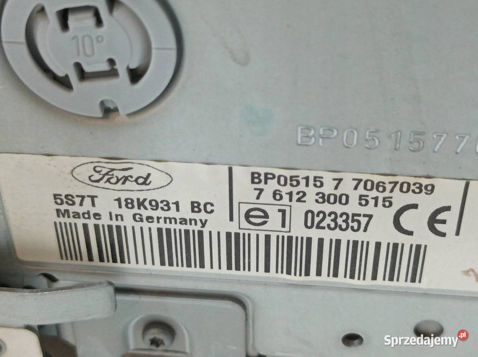 RADIO 5S7T18K931BC Ford Mondeo Mk4 20072014