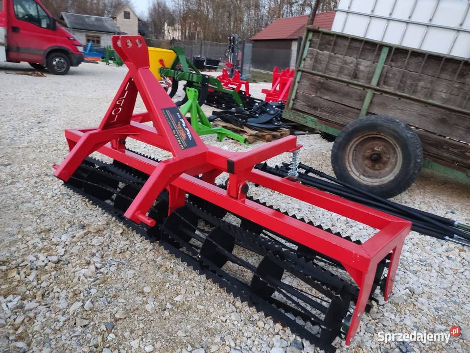 Wał wałek podwójny 1632m kultywator agregat świętokrzyskie Osiek